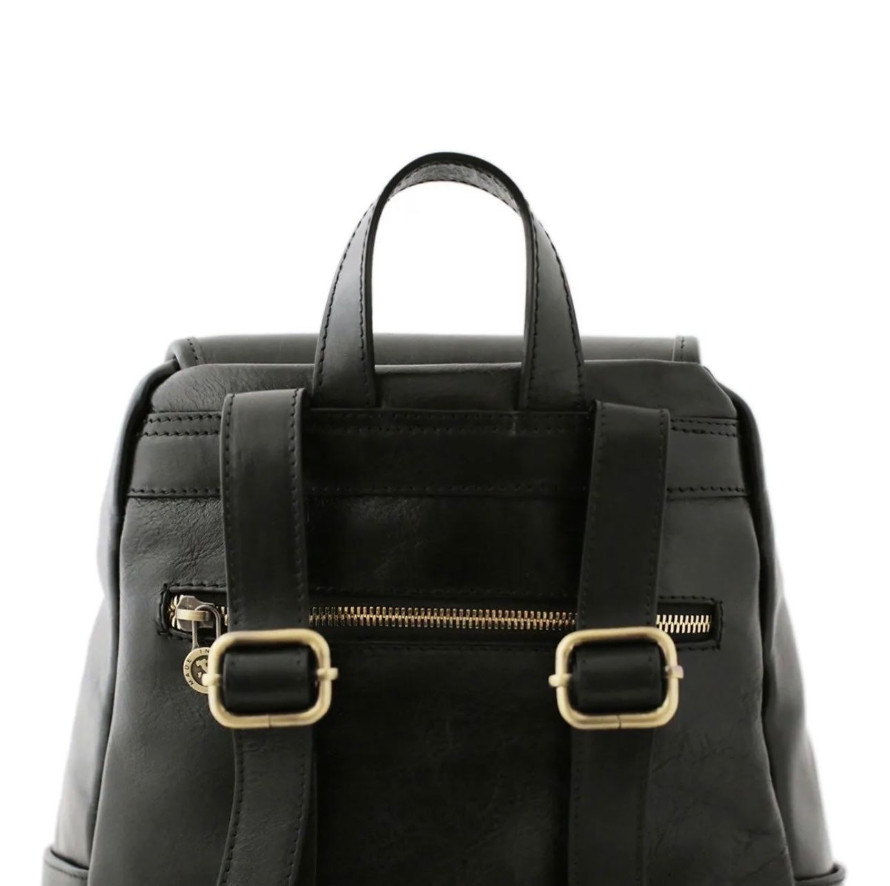 Zaini: Lederrucksack Venezia - Farbe: Schwarz – Nuovo e nell'imballaggio originale da Wittenbach venduto da WWW.DRILUBAGS.CH 2