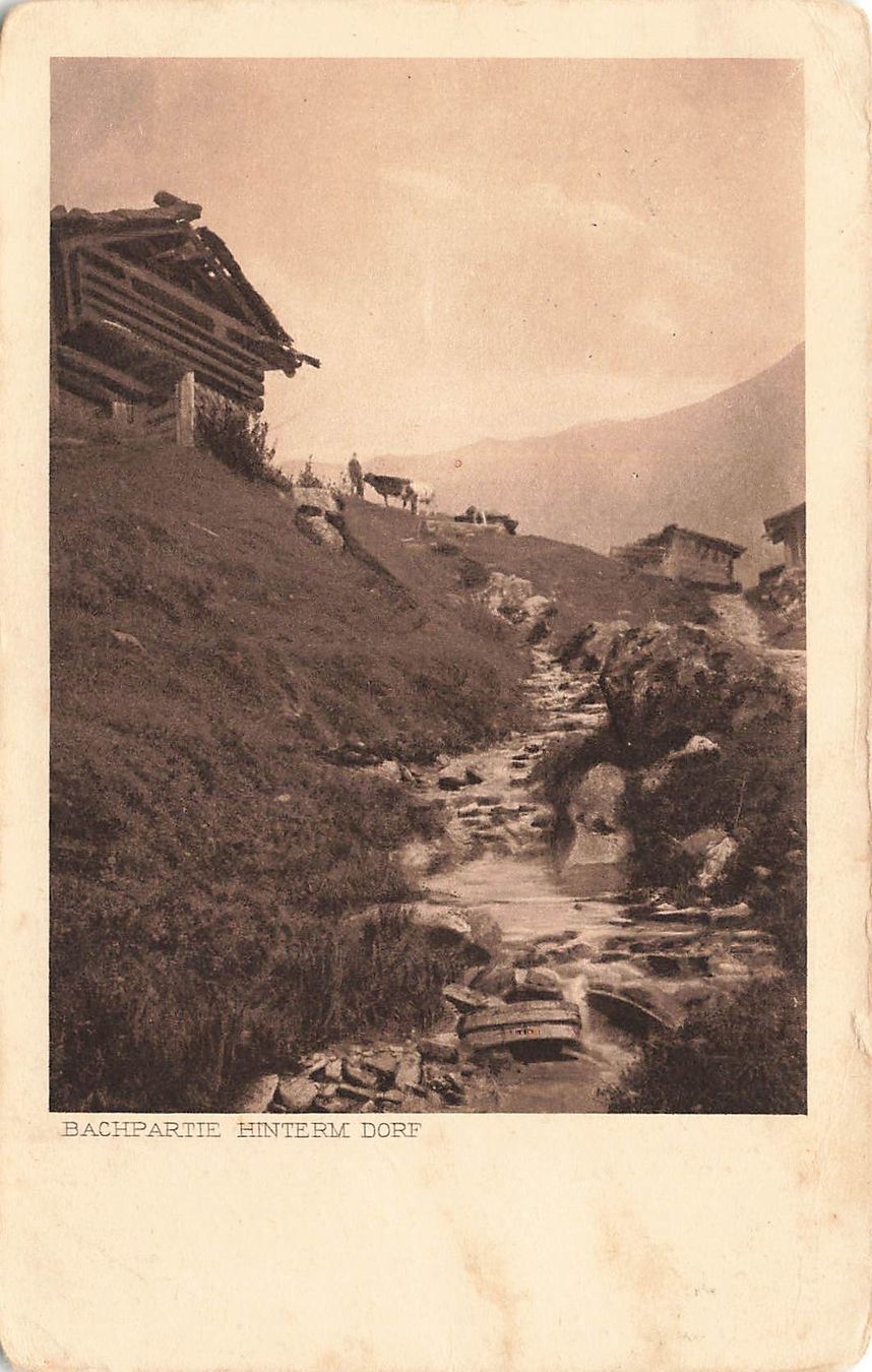 Cartoline postali: Bachpartie hinterm Dorf – Usato da Biasca venduto da Blenio71