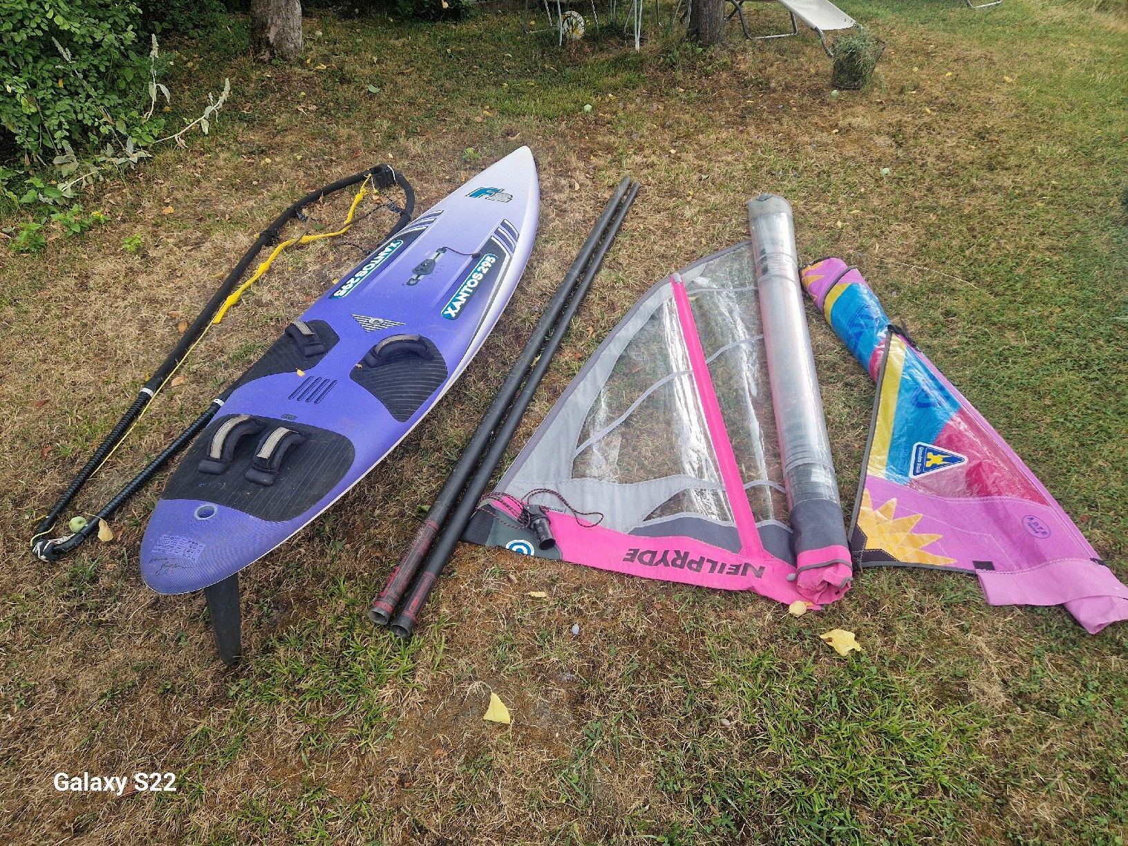 Planches de surf: Windsurf Set F2 Xantos 295 – D'occasion à Hüttwilen par schlungg
