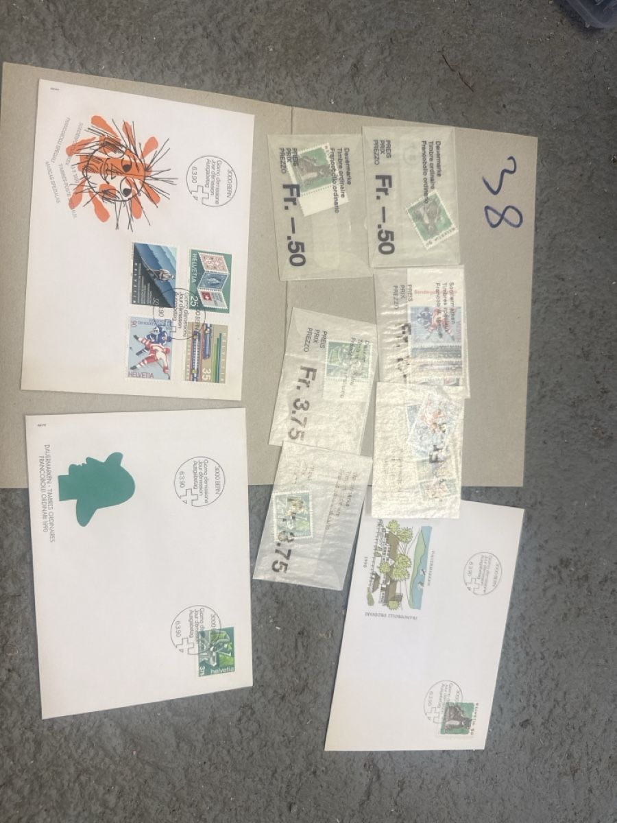 Alle Briefmarken: Timbres poste lot 38 – Gebraucht aus chalais von Lamarie88