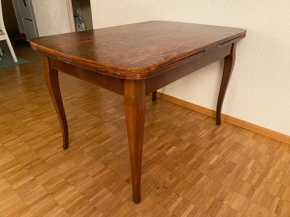 Alter Esstisch Holz Ausziehbar