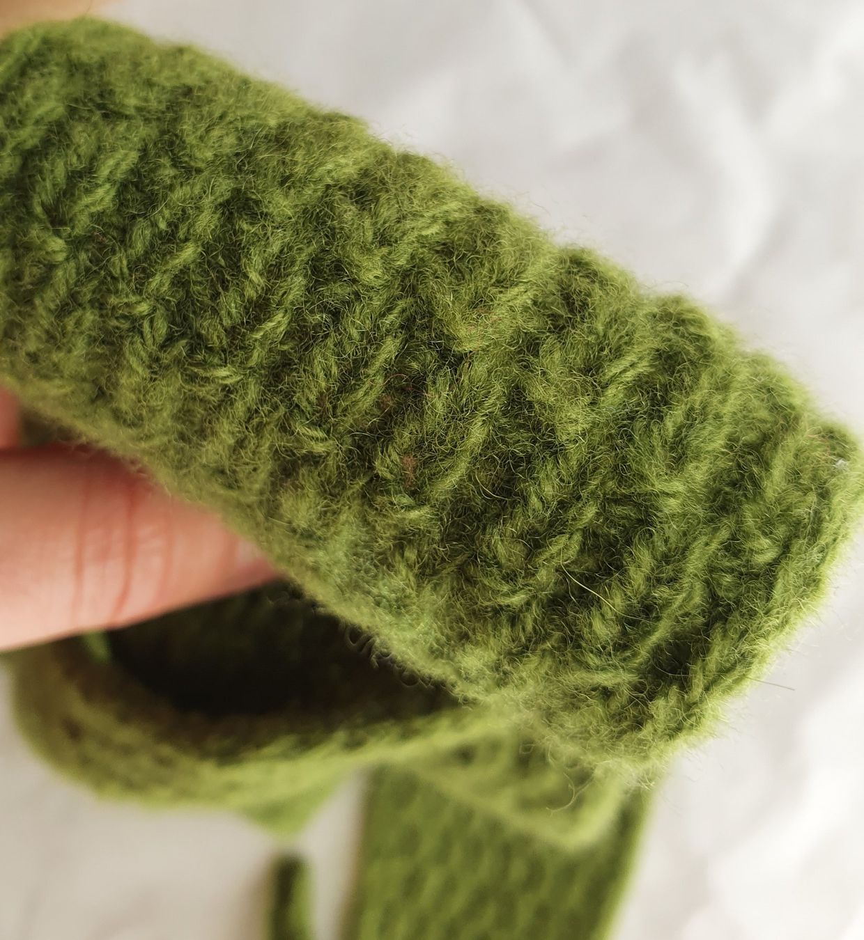 Foulard & Sciarpe: Mini scarf, Strickschal, Handgestrickt, Unikat, Geschenk – Nuovo e nell'imballaggio originale da Neunkirch venduto da Sandramay 5