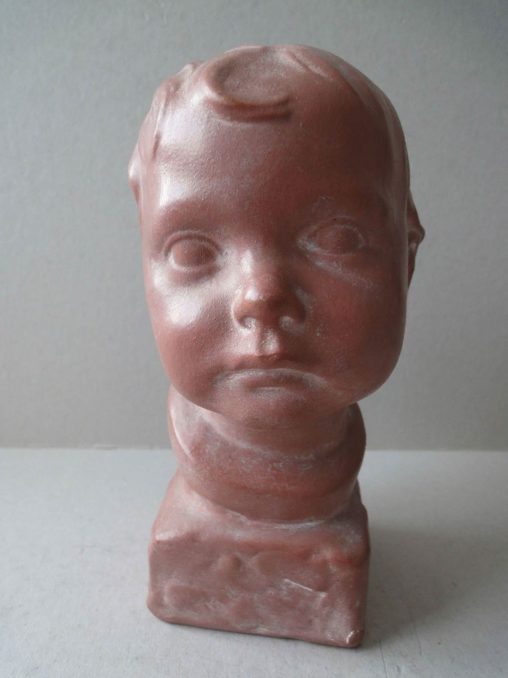 Statuette: Alte Keramikfigur - Kinderkopf – Usato da Chur venduto da omonia 1