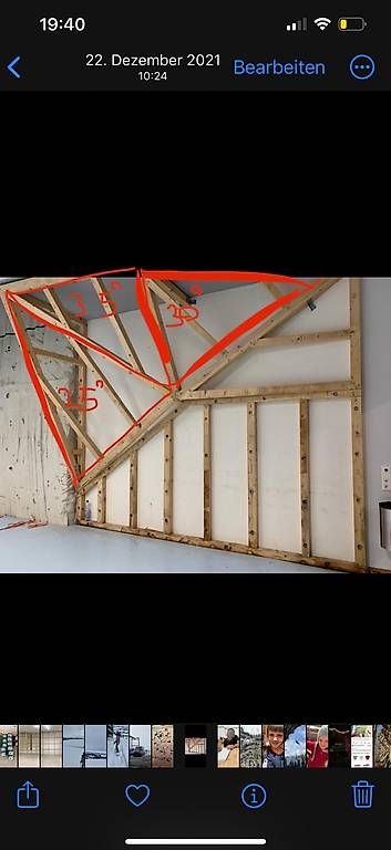 Pareti & prese d'arrampicata: Holzkonstruktion Kletterwand – Usato da Homberg b. Thun venduto da t...mee 2