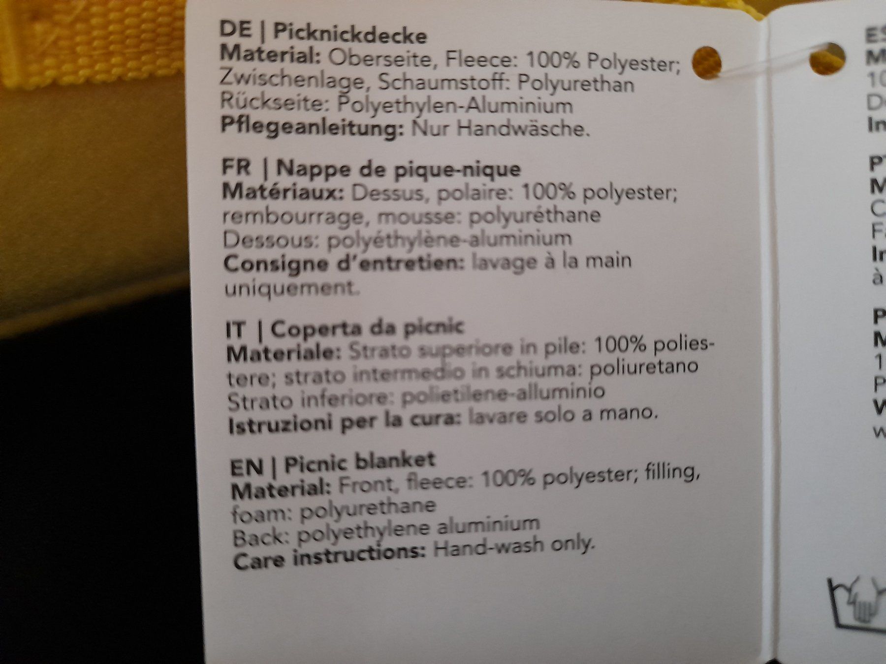 Coperte: NEU: Gestreifte Picknickdecke / Stranddecke mit Tragegriff – Nuovo e nell'imballaggio originale da Reinach BL venduto da sbsmsa 4