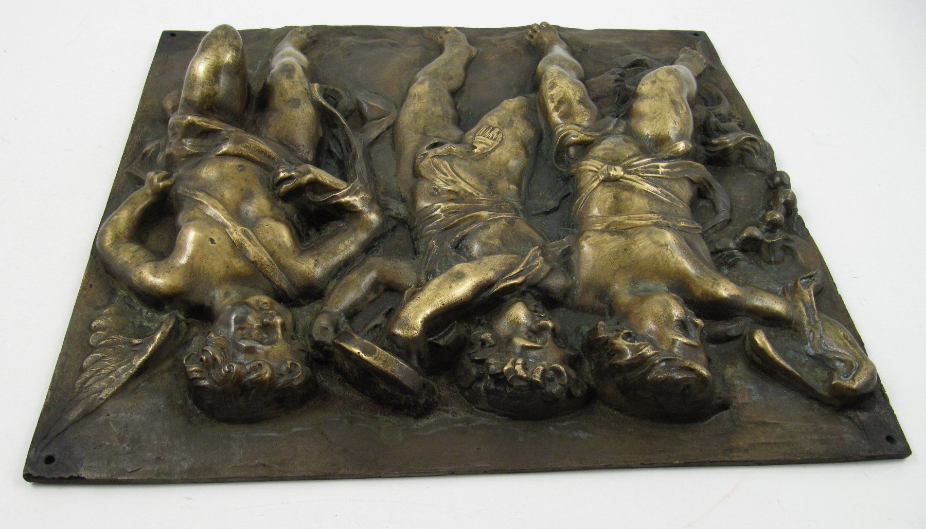Sculptures & Statues: Bronze Platte mit Engeln – D'occasion à Meinisberg par duveen 6