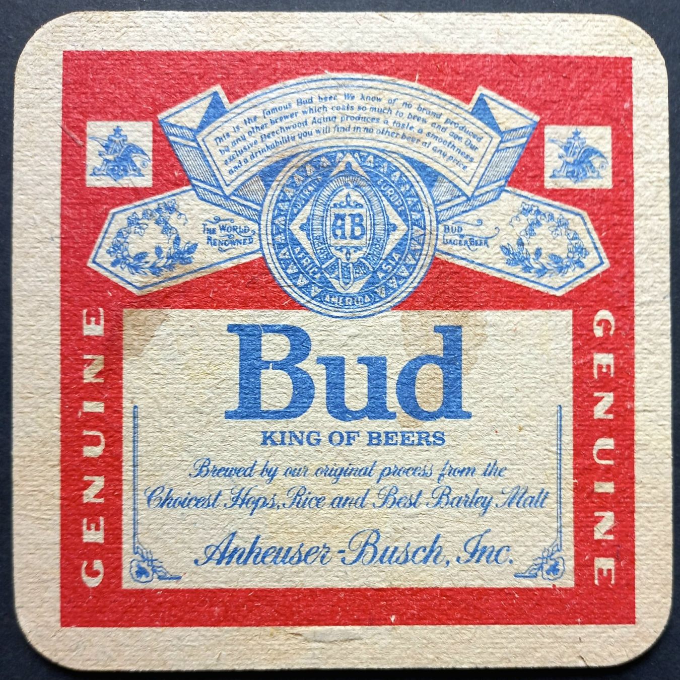Sottobicchieri: Bierdeckel - Budwiser - USA – Usato da Niederuzwil venduto da lubimaja 1