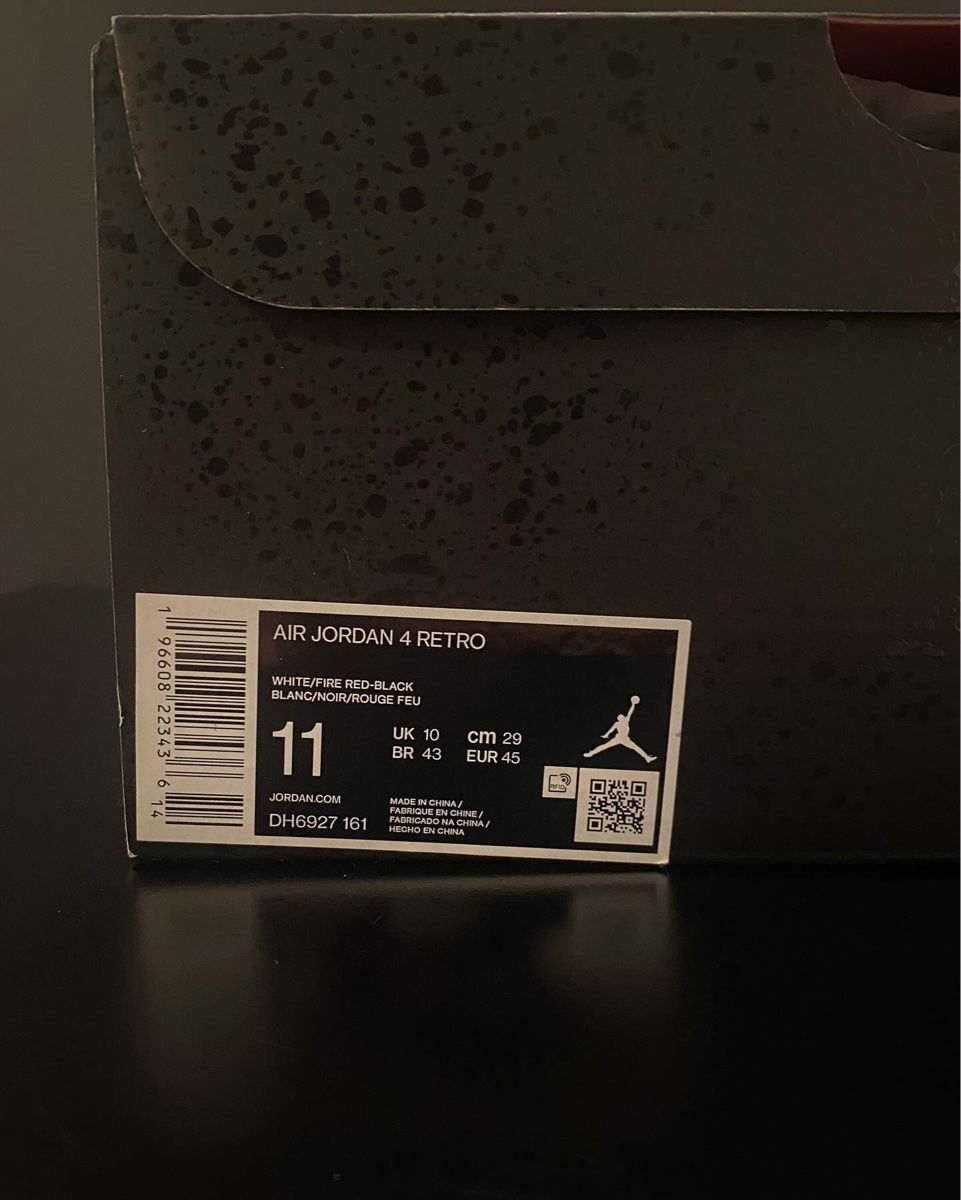 Jordan Scarpe da uomo: Jordan 4 Retro Red Cement – Nuovo e nell'imballaggio originale da Cademario venduto da Clemverkauft 4