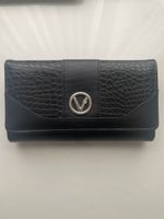 F 929 ) Valentino Geldbörse aus Polyurethan mit Krokodilpräg