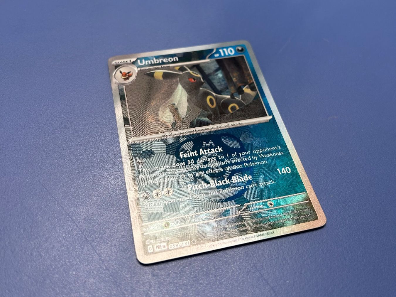 Pokémon Carte collezionabili: Pokémon Umbreon Masterball PRE 59/131 EN – Usato da Schlieren venduto da happymerchant64
