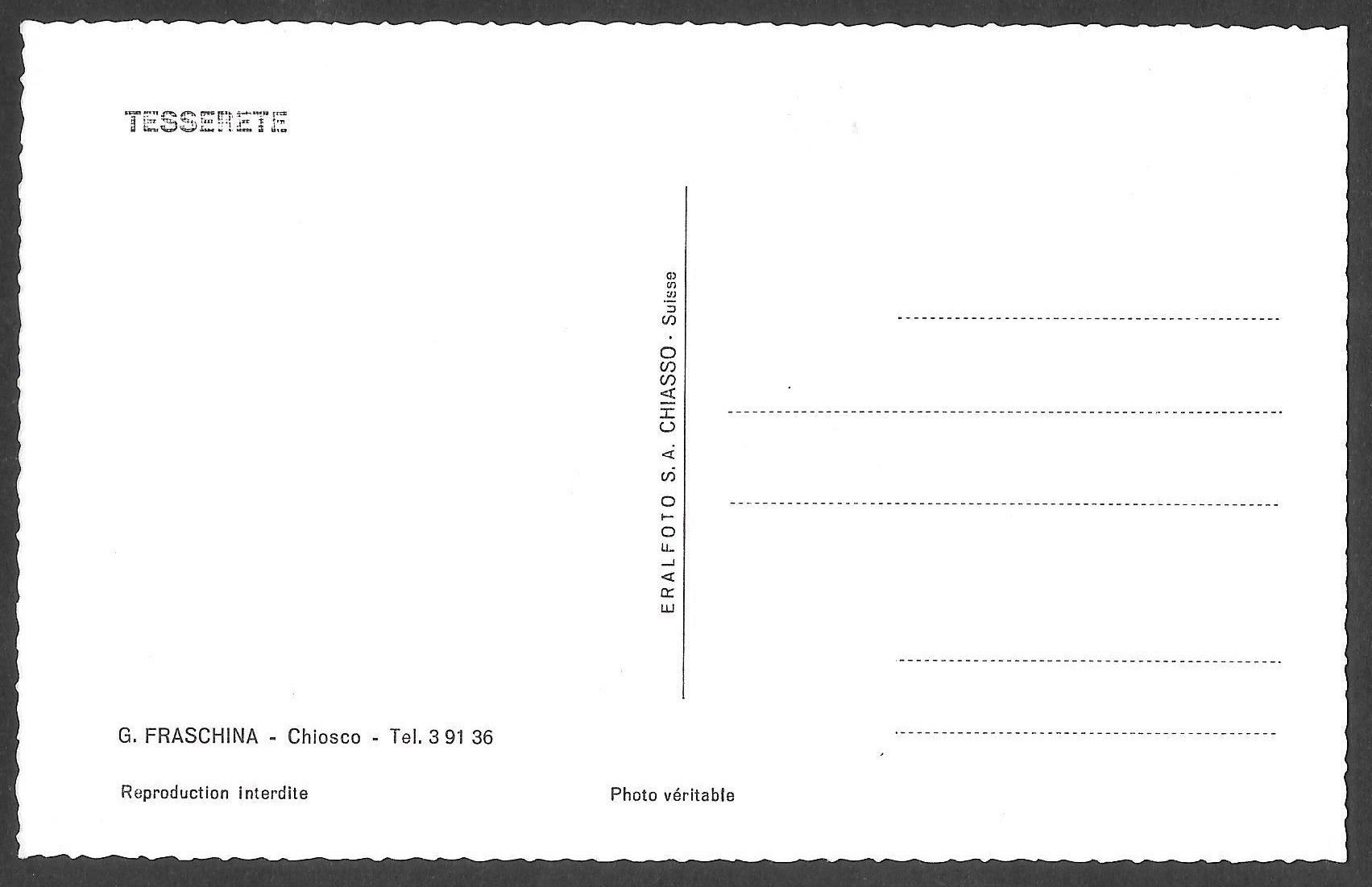 Cartoline postali: Tesserete Panorama – Usato da Olten venduto da clotaldi 1
