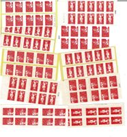 France permanents  200  rouges en carnets complets