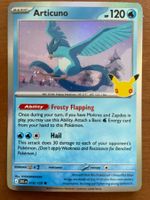 Pokemon Articuno Holo 30 Jahre (Versand gratis)