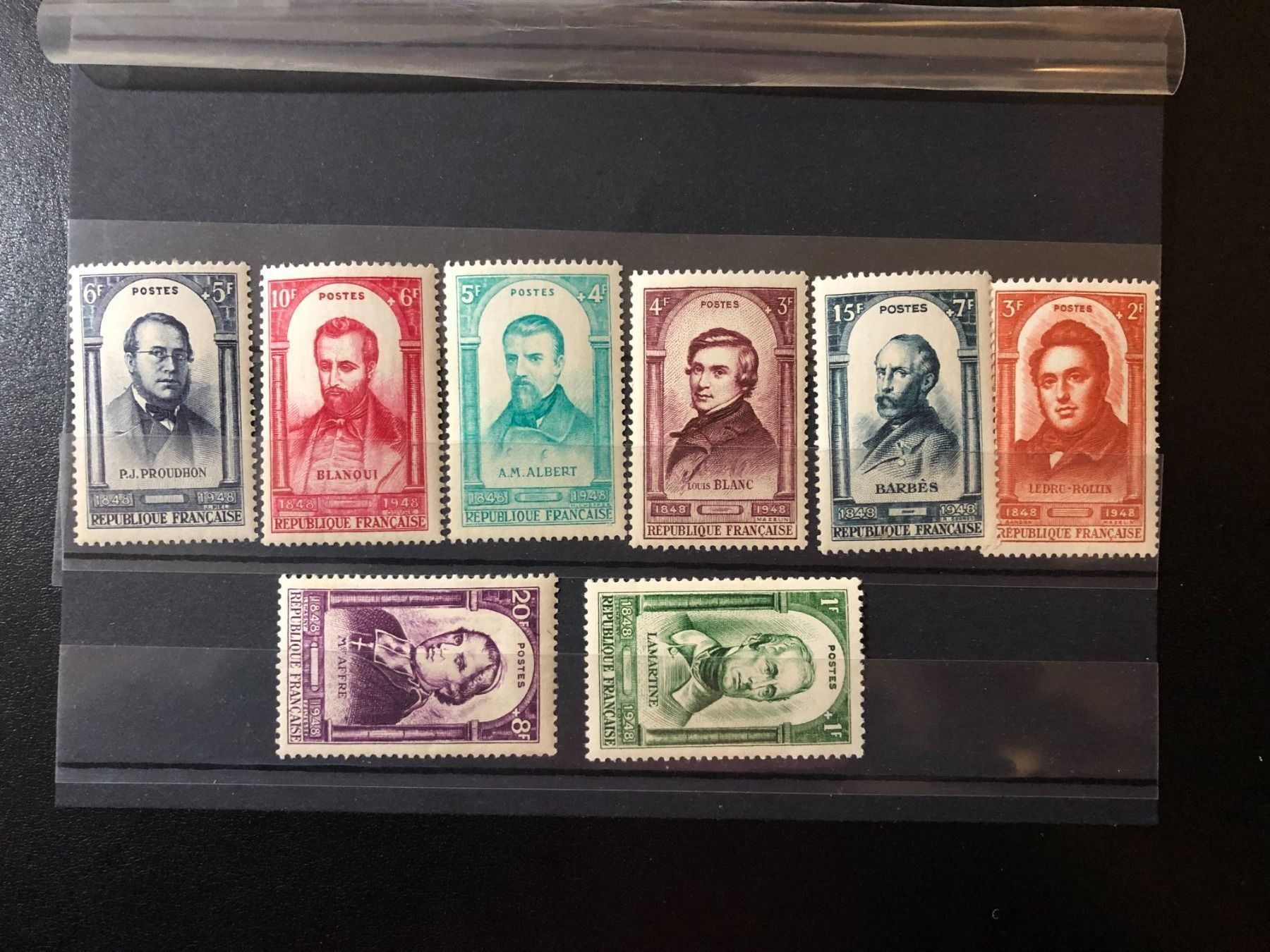 Alle Briefmarken: Série célébrités 1948 Neufs** complet – Neu und originalverpackt aus Lausanne von ffhoud
