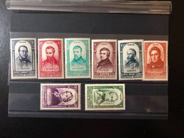 Série célébrités 1948 Neufs** complet