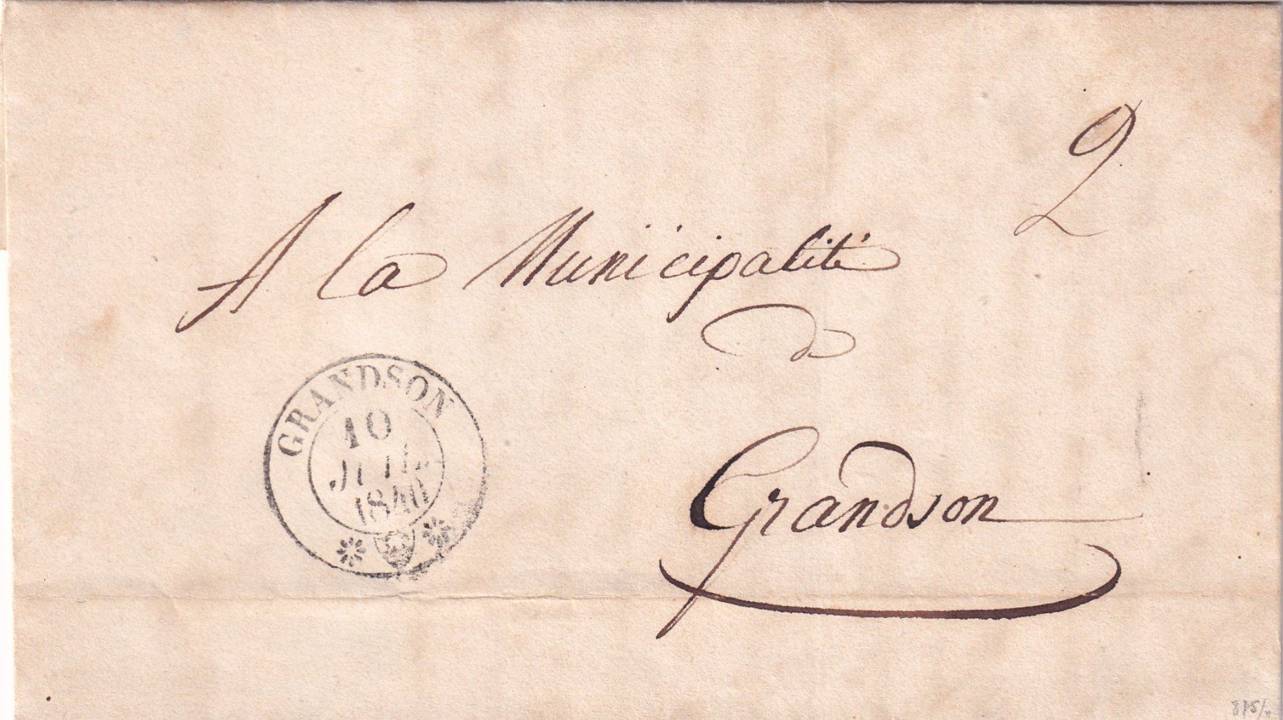 Tous les timbres: Vorphilatelie von Voyer nach Grandson – D'occasion à Birsfelden par chr_yq2g