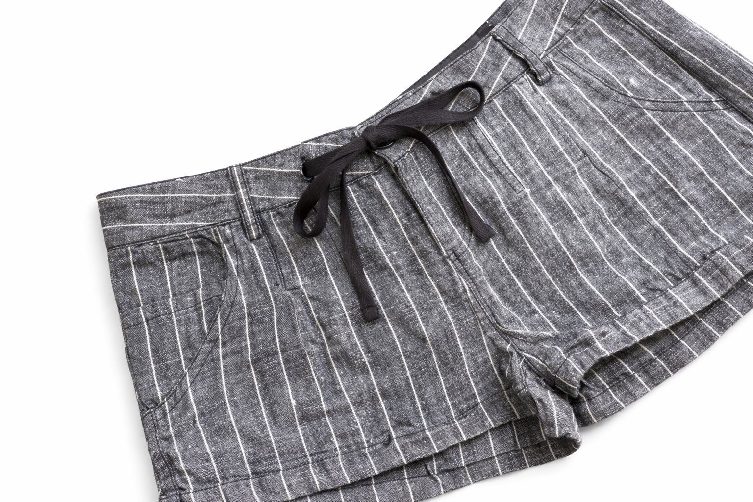 Pantaloni: Elegante Shorts Grau Gestreift Damen – Nuovo (secondo la descrizione) da Fully venduto da VaneaSelection 4