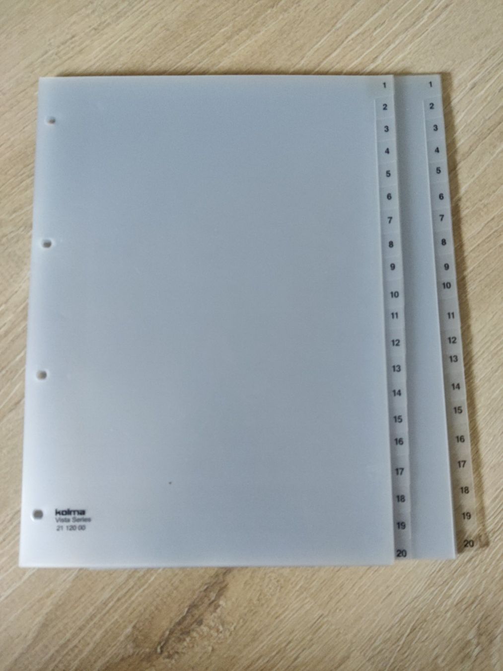 Raccoglitori: 2x Register 1-20 – Usato da Zofingen venduto da Danmu1981