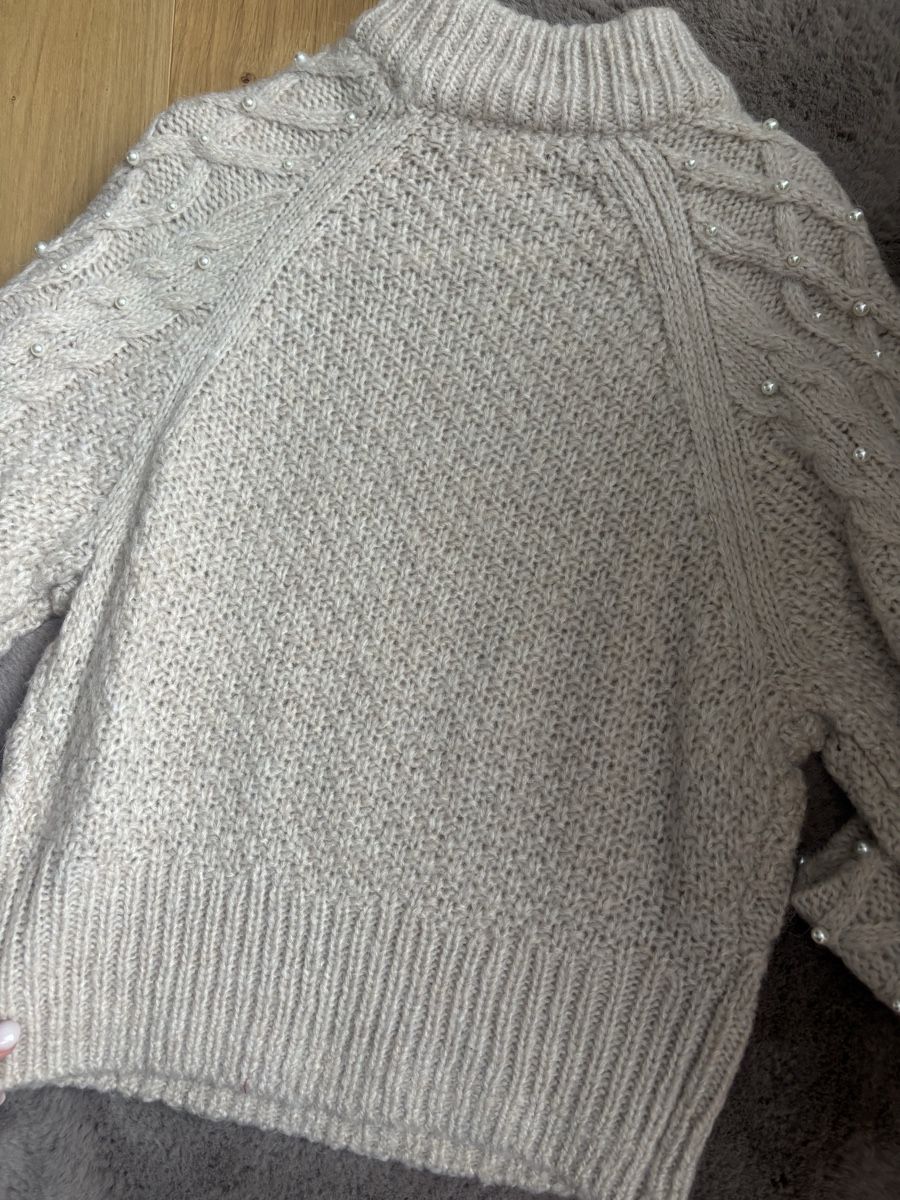 H&M Maglioni & Felpe: H&M Strickpullover XS mit Perlen – Usato da Augst BL venduto da fine-art 3