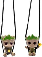 2 Stück Baby Groot Mini zum Aufhängen