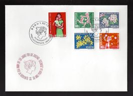 1962 FDC Pro Juventute illustriert und ohne Adresse - LUXUS