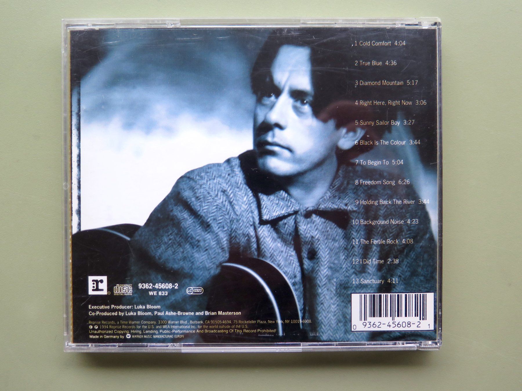 CDs: (p) CD LUKA BLOOM: Turf, 1994 – D'occasion à Bern par Balzamico 1