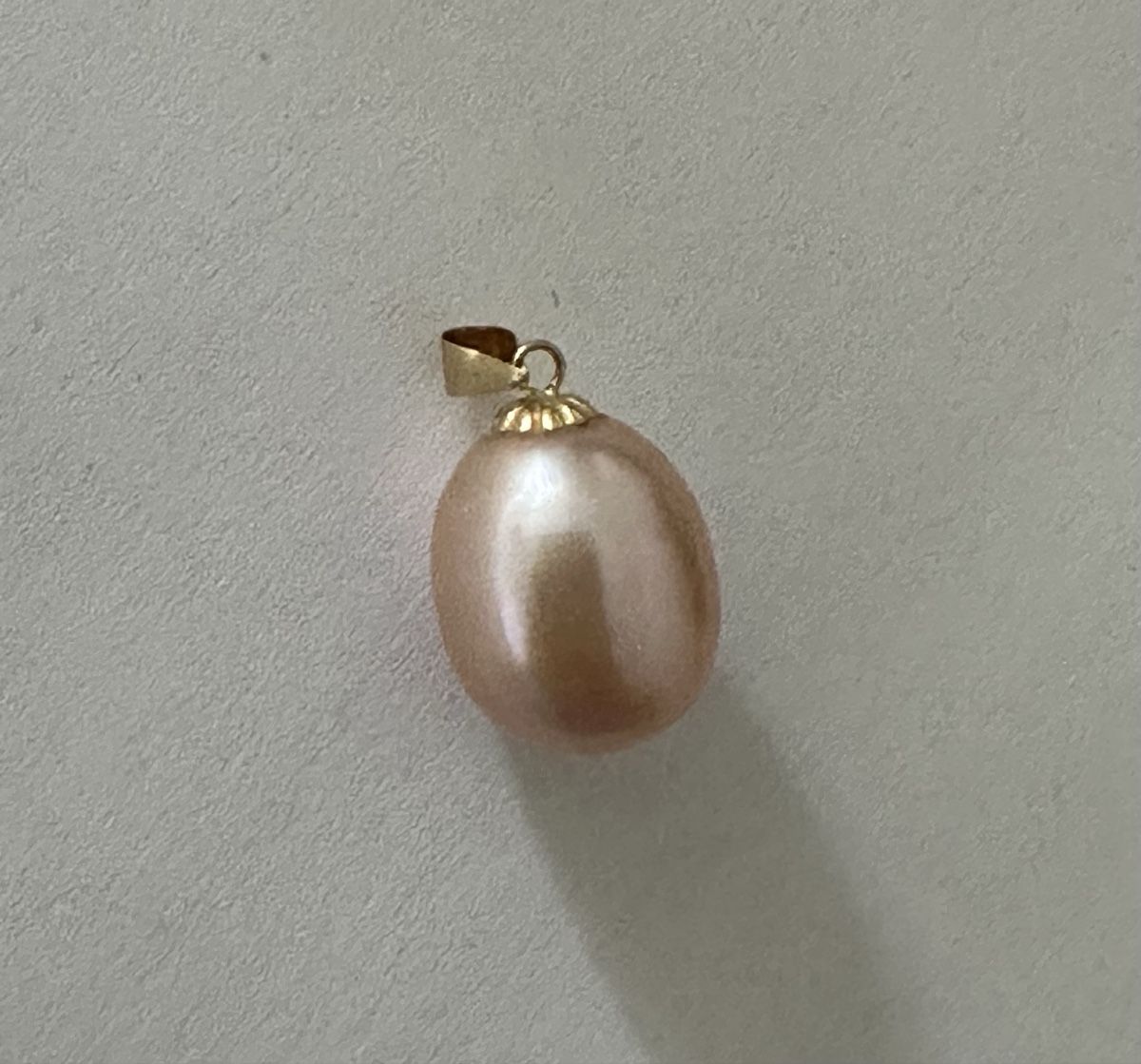 Ciondoli: Pendentif perle rose or 18k. Bonne état – Usato da Montreux venduto da luc_w7cx 1