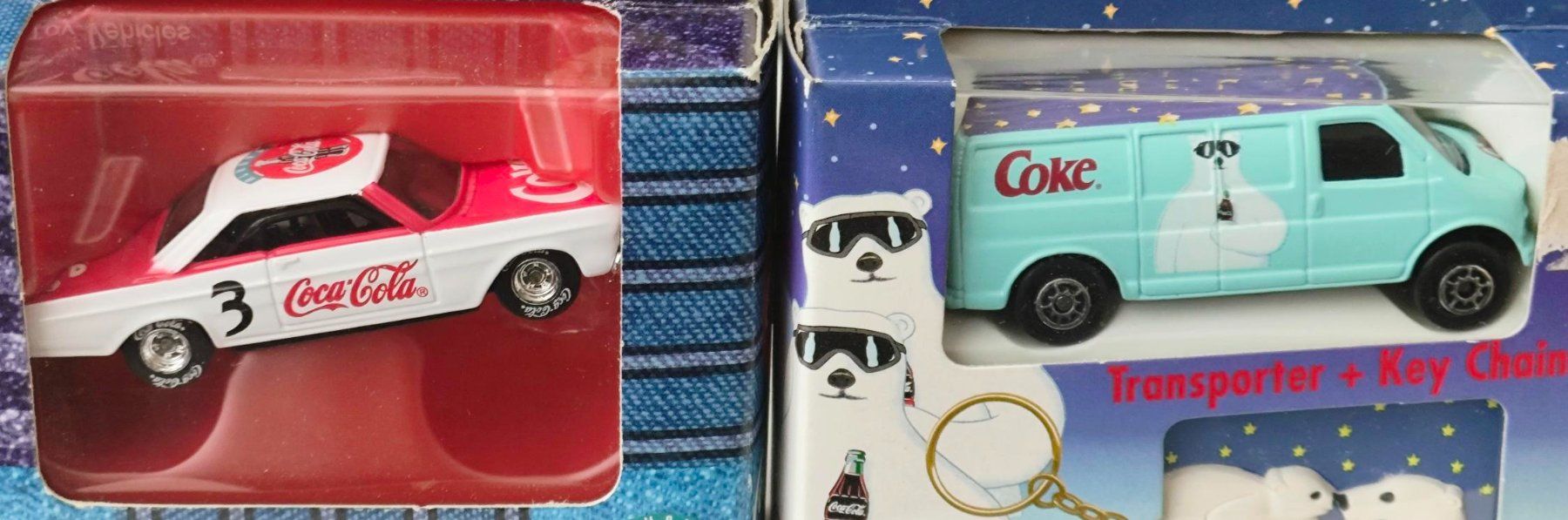 Coca-Cola Modellini d'auto: 2 Coca-Cola Autos (16) – Nuovo e nell'imballaggio originale da Pfäffikon ZH venduto da Colacity 1
