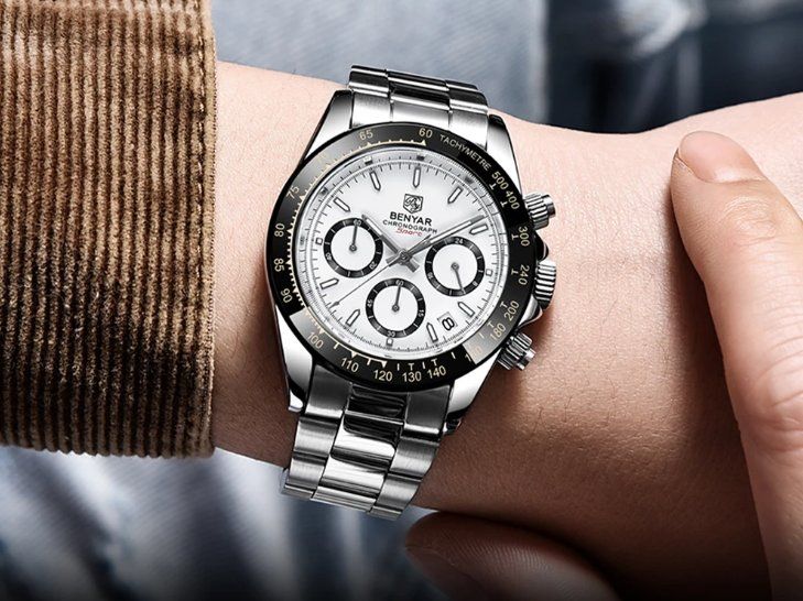 Orologi: Herren Chronograph Uhr – Nuovo e nell'imballaggio originale da Geneve venduto da Titi2008 5