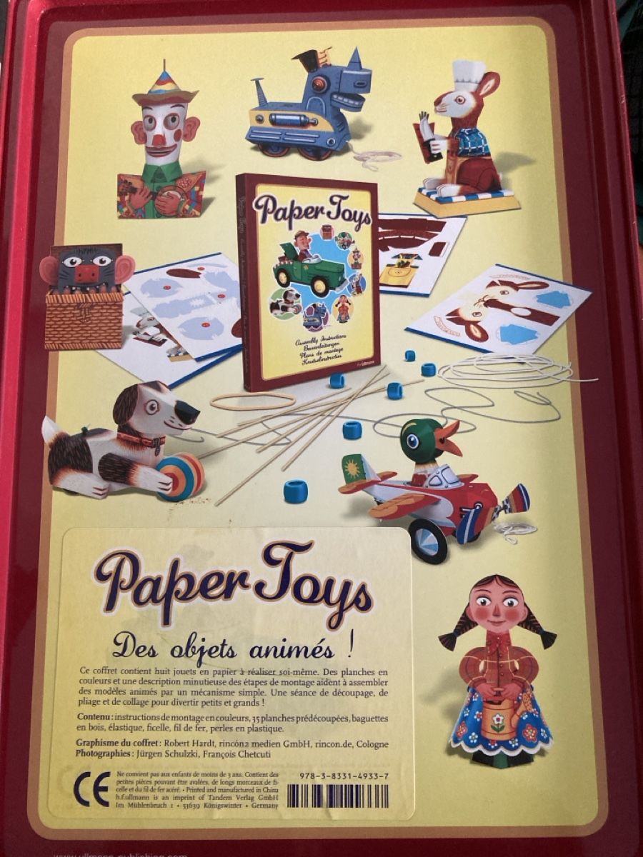 Giocattoli: Jouets en papier à assembler soi-même, jeu créatif – Usato da Corcelles-Chavorn venduto da Pebble10 2