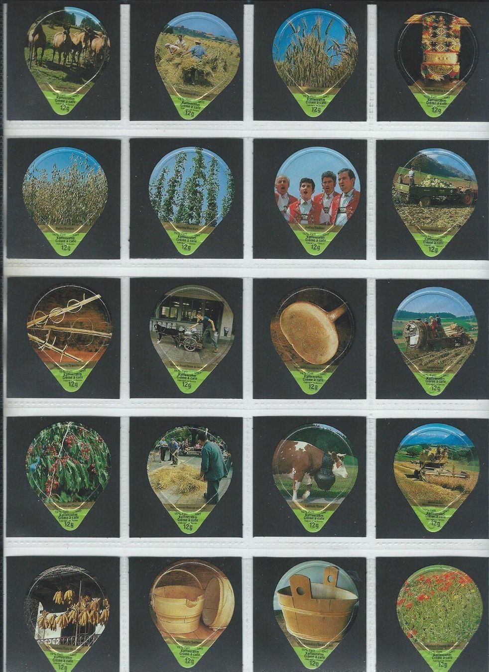 Kaffeerahmdeckel: KRD.Landwirtschaft 1991 / 226 B – Gebraucht aus Hochdorf von KRdeckeli 1