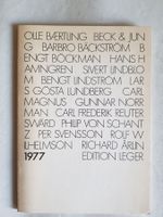 Edition Leger 1977 Schweden Kunst Katalog