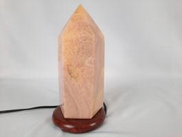 Steinlampe Calcit