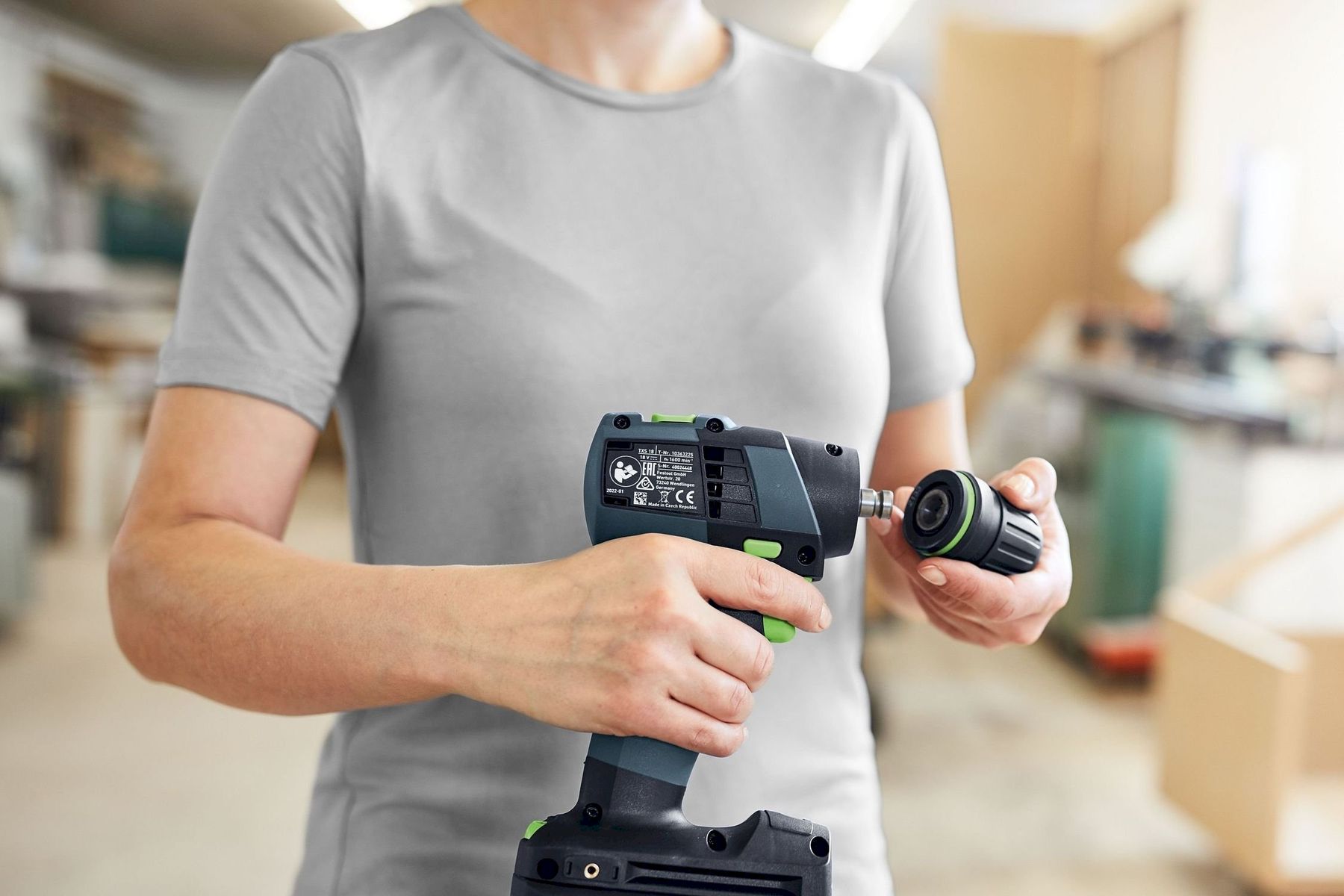 Festool Perceuses: Festool TXS 18 C 3,0-Set Bohrschrauber – Neuf avec emballage d'origine à Bottighofen par zaap 2
