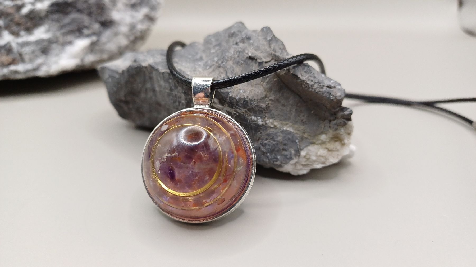 Pendentifs: Anhänger Amethyst & Red Agate – Neuf avec emballage d'origine à Kloten par Epoxygalaxy.ch 1