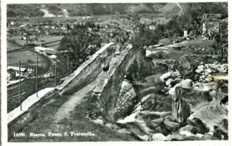 Cartoline postali: Biasca, Ponte S. Petronilla – Usato da Ottikon b.Kemptth. venduto da Neptun1974
