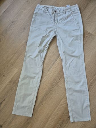 H&M Damen Hose, beige, Gr. 38