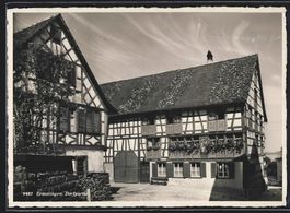 Ermatingen, Dorfpartie mit Fachwerkhäus