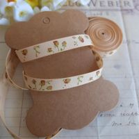 Band Ruban Grosgrain Rosen braun 4 M