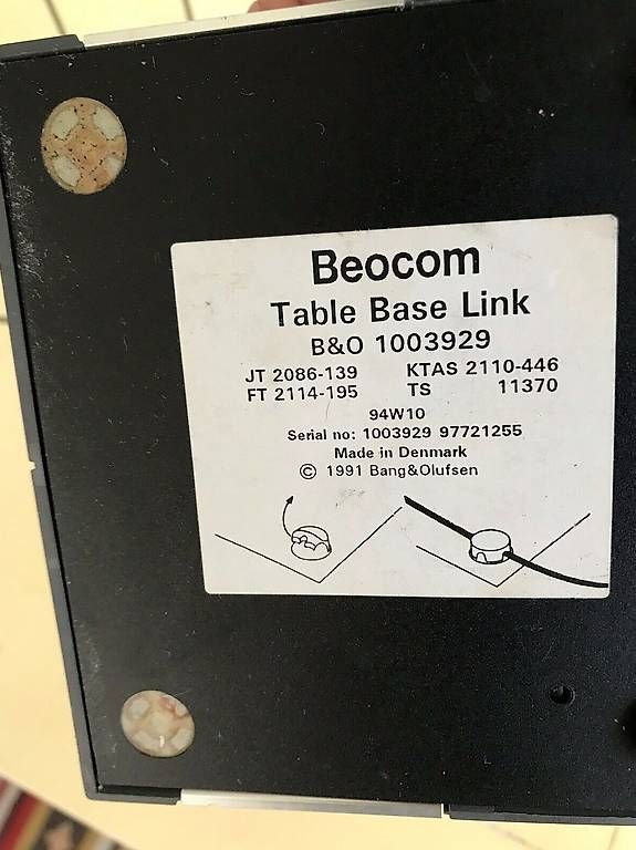 Telefoni: B&O Beocom Table Base Link 1003929 weiss – Usato da Bern venduto da urs_x8c8 3