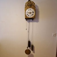 Pendeluhr mit 1 Glocke und Wecker
