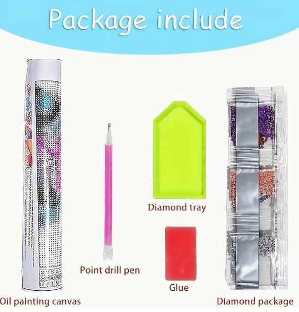 Bastelsets: Diamond Painting Wolfsmädchen – Neu und originalverpackt aus Obergösgen von Diamond-Painting 2