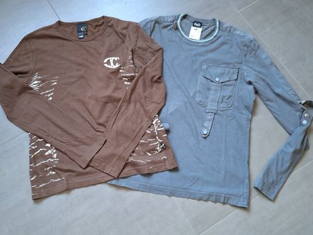 Y2K Vintage Just Cavalli Tiger Print, D&G Cargo Longsleeve