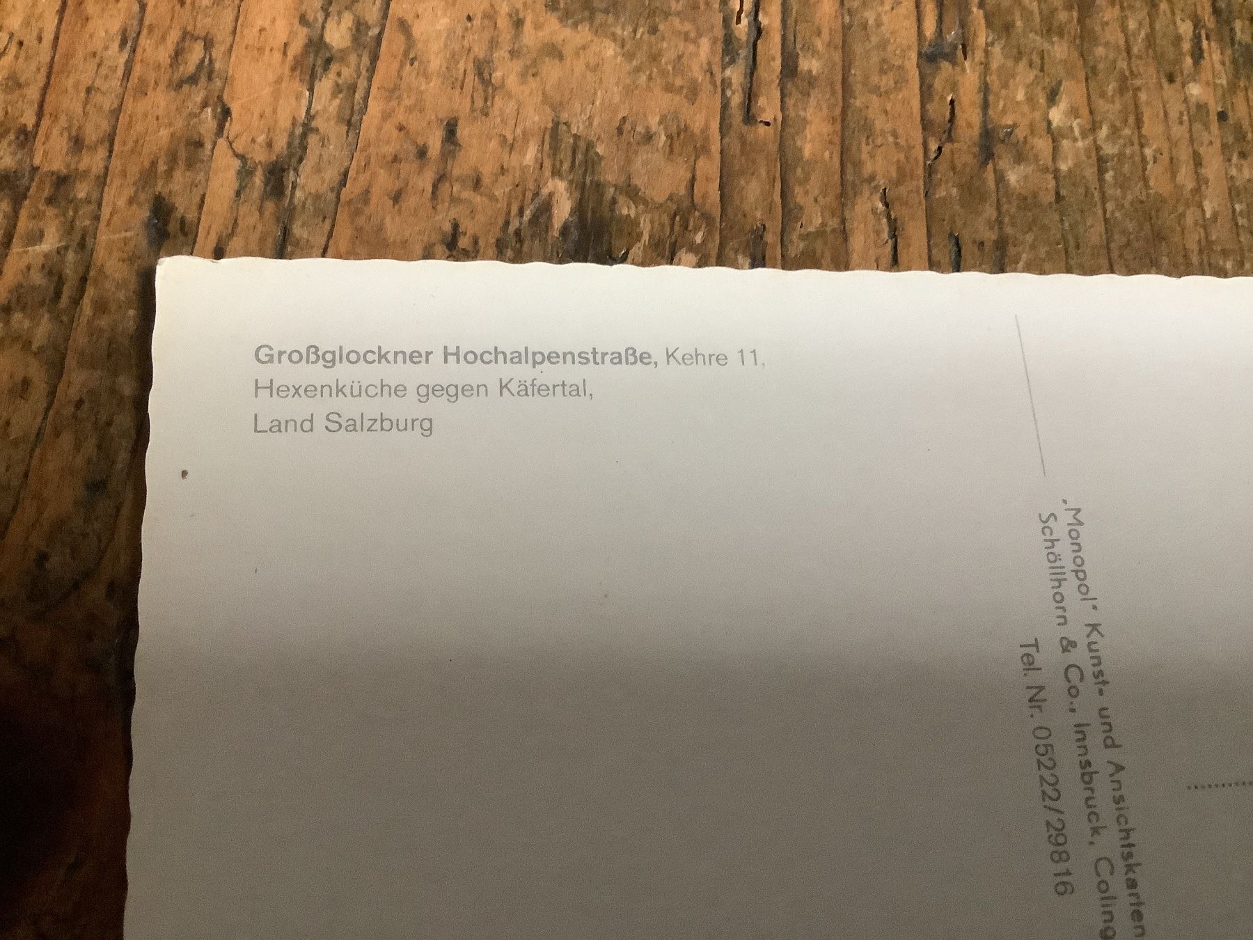 Cartoline postali: Grossglockner Hochalpenstrasse, alte Ansichtskarte, Top! ... – Usato da Flaach venduto da Monisoldshop 1