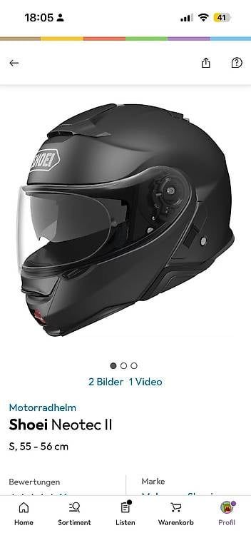 Shoei Casques & visières: Shoei Neotec II mit Sena – D'occasion à Stansstad par Petz03 2