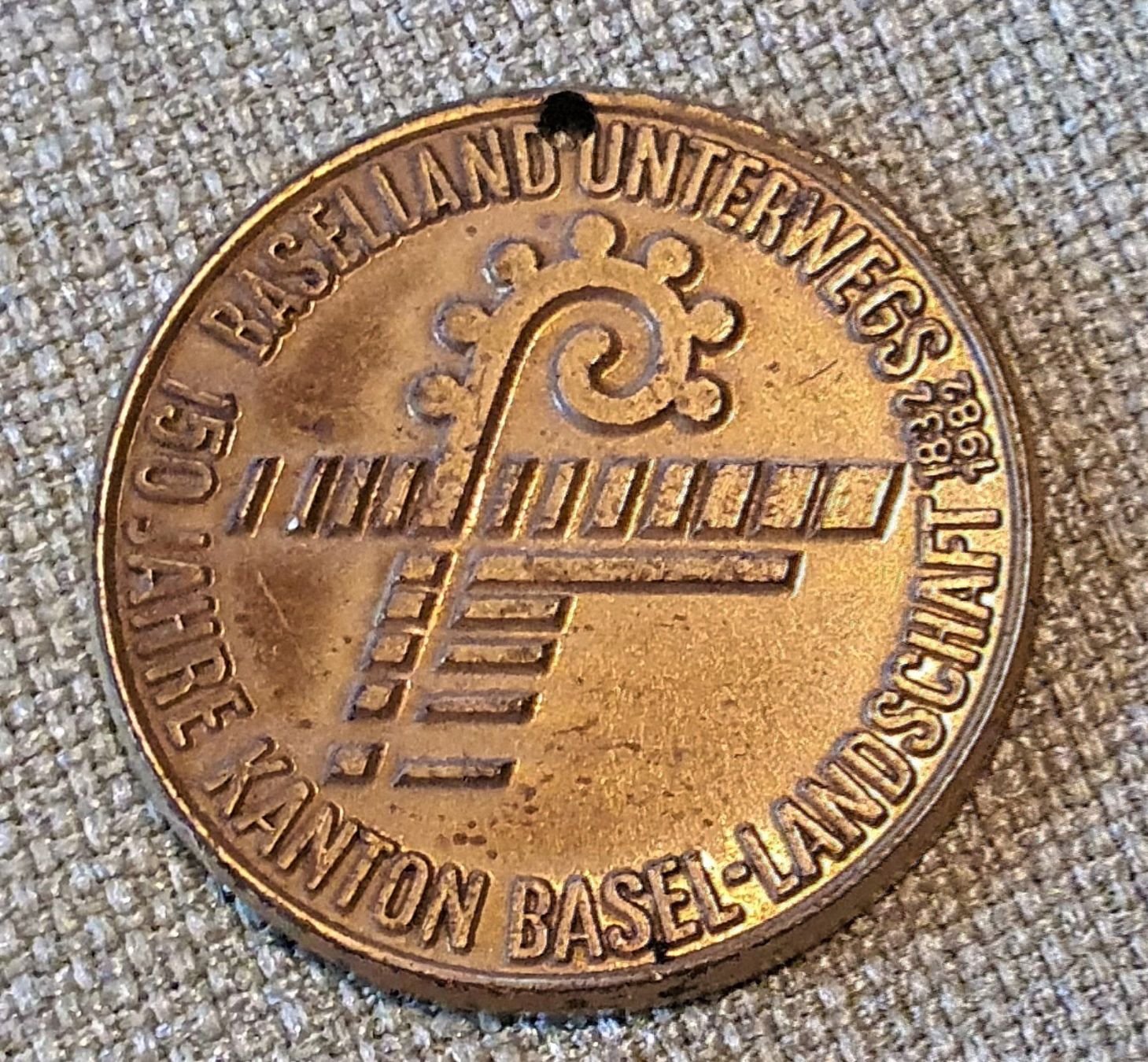 Medaglie: G099 - Baselland unterwegs 1832 -1982 – Usato da Reinach BL venduto da Boston-Verkauf
