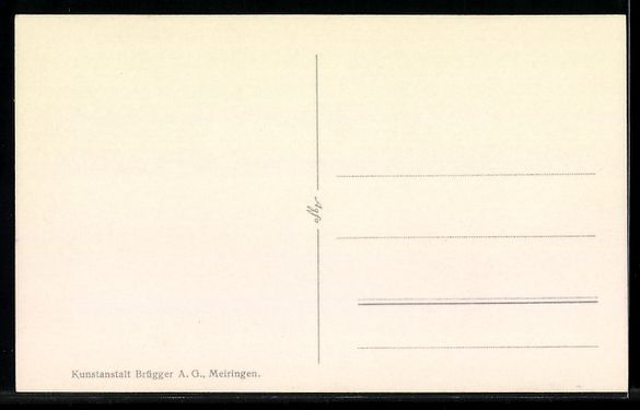 Cartoline postali: Meiringen, Ortsansicht mit Kirche und Be – Usato da Berlin venduto da bartko-reher 1