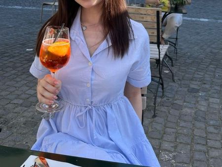 Schönes Baumwollkleid