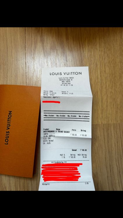 Chaussures hommes: Louis Vuitton Trainer Sneaker – D'occasion à Triengen par 0le034 3