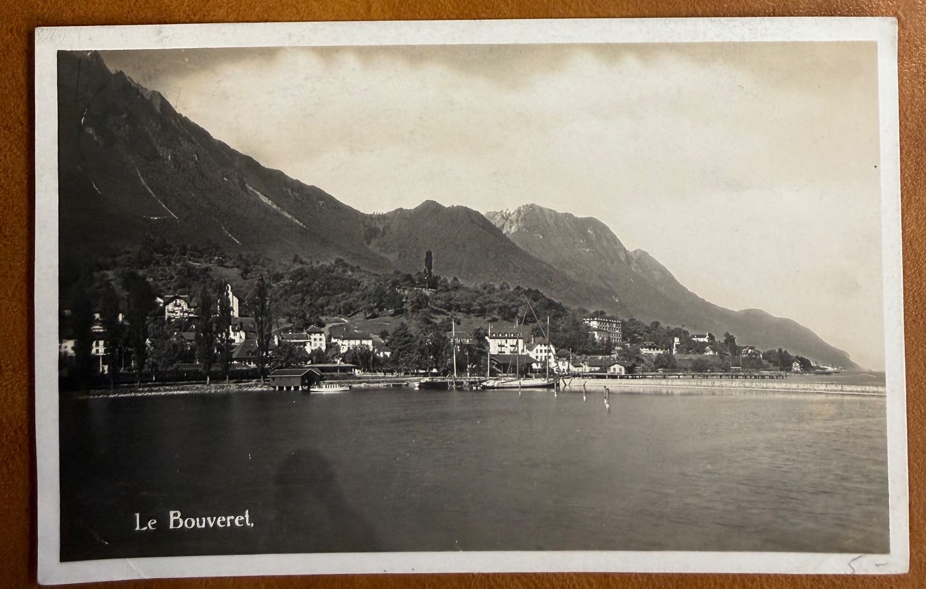 Ansichtskarten: Le Bouveret - 1930 – Gebraucht aus Lutry von Ediego